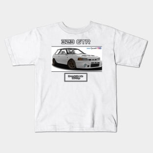 Mazda 323 GTR White Kids T-Shirt